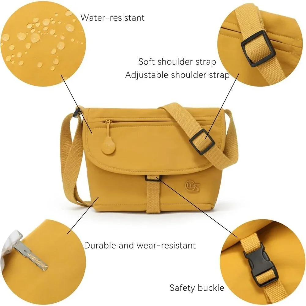 Mini Crossbody Bag Nylon Small Purse Compact Organizer Women